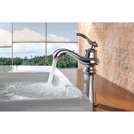 American Imaginations Deck Mount CUPC Approved Lead Free Brass Faucet Set In Chrome Color, Overflow Drain Incl. AI-33672